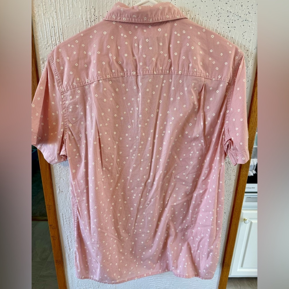 American Eagle Outfitters Pink Casual Button Down Shirt - Picture 3 of 4